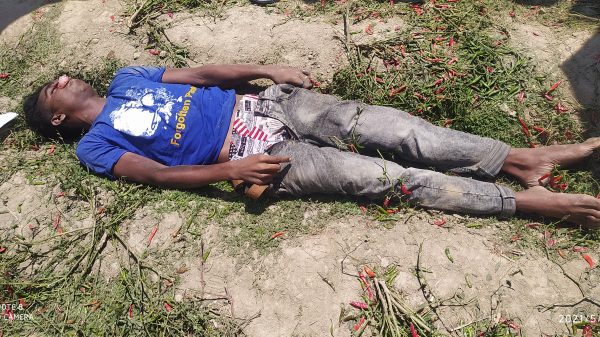 কুয়াকাটায় মরিচ ক্ষেত থেকে যুবকের লাশ উদ্ধার