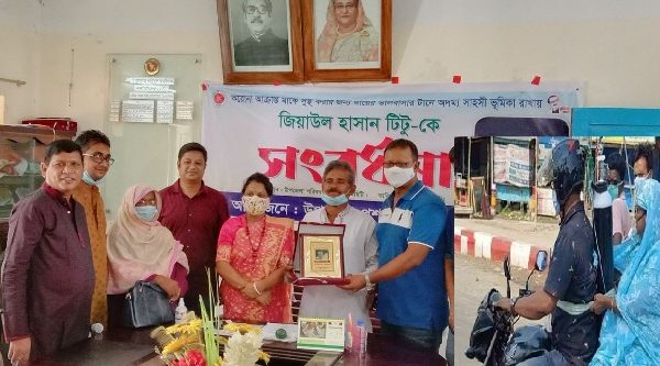 সংবর্ধনা পেল সেই ঝালকাঠির ছেলে