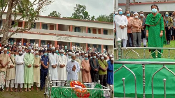 মুক্তিযোদ্ধা হত্যা,আটক- ১, রাষ্ট্রীয় মর্যাদায় দাফন সম্পন্ন