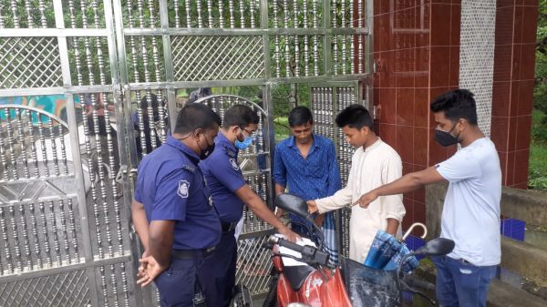 ঝালকাঠিতে চোরাই মটর সাইকেল উদ্ধার