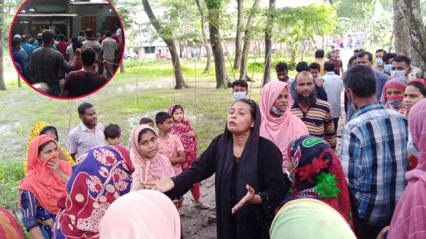 বাবুগঞ্জে গৃহবধুর ঝুলন্ত লাশ উদ্ধার