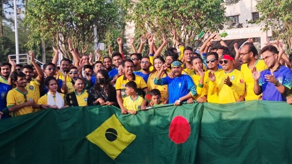 বরিশালে ব্রাজিল সমর্থকদের মিলনমেলা অনুষ্ঠিত